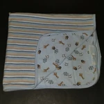 First Impressions Blue Baby Blanket Lovey Striped Giraffe Lion Elephant Animals. Fixed Price $16.36.