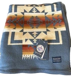 Pendleton Blanket Chief Joseph Slate Jacquard Robe Wool Made/ Usa New Reversible. Fixed Price $319.99.