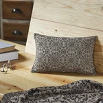 Custom House Black Tan Jacquard Pillow 9.5X14 Vhc Brands. Fixed Price $19.95.