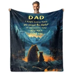 For Dad From Daughter To My Blanket Best Gifts Fathers Day Birth.... Fixed Price $37.31.