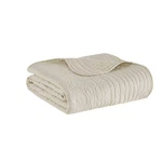 Madison Park Tuscany Luxury Oversized Quilted Throw With Scalloped Edges Ivory 6. Fixed Price $45.05.