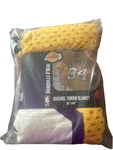 Raschel Throw Blanket Lakers 60 In X 80 100 % Polyester, Jersey Look. Fixed Price $29.99.