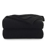Longhui Bedding Black Cotton Cable Knit Throw Blanket For Couch Sofa Chair. Fixed Price $54.89.