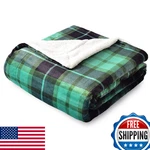 Sochow Sherpa Plaid Fleece Throw Blanket Double-sided Super Soft Luxurious. Fixed Price $54.34.