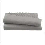 Vellux Solid Gray Woven Throw Blanket Tassels 50 60. Fixed Price $24.99.