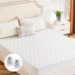 Heated Mattress Pad Queen Size (80 60 ) Dual Zone Electric Bed Warmer, 12 Adju. Fixed Price $88.74.
