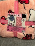Hello Kitty Pink Cherries/bows Plush Twin Size Blanket 60IN X 90IN Nwt. Fixed Price $60.00.