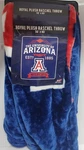 Arizona Wildcats 50" By 60" Label Plush Raschel Throw Blanket - Ncaa. Fixed Price $29.99.