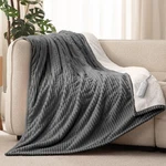 Reaks Electric Heated Throw Blanket, Silky Soft Flannel & Sherpa Heating Blan.... Fixed Price $57.21.