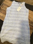 Tommy Bahama Bella Hermosa Shift Dress Size S/ Linen Beachcomber Blue Nwt $135. Fixed Price $75.95.