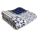 Lush Decor Monique Throw, 50 X 60-INCH, Blue. Fixed Price $34.93.