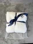 New ! Tommy Bahama White Flannel Throw Blanket Plush Ultra Soft 50 X 70. Fixed Price $26.99.