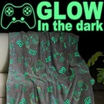 Jekeno Glow The Dark Gaming Blanket Gamer Controller Throw Gift Toys. Fixed Price $25.54.