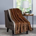 Bedford Home Faux Fur Throw Blanket- Luxurious Soft Hypoallergenic Premium. Fixed Price $124.69.
