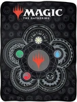 Magic Gathering Ability Emblem Crest Plush Fleece Throw Blanket 46" X 60". Fixed Price $36.99.