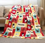 Jurllyshe Modern Fade Resistant Fleece Blanket 50X60 Color 3 Cozy Warm Throw. Fixed Price $11.98.