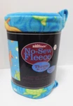Jo-ann Essentials No Sew Fleece 60 X 48 Throw Colorful Turtles In The Sea. Fixed Price $19.95.