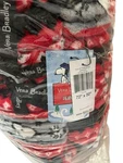 Vera Bradley + Peanuts Snoopy Fair Isle Cozy Life Throw Blanket Sherpa 72" X 50". Fixed Price $62.95.