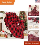 Stay Cozy: Ultra Soft Electric Heated Blanket King Size 100"X90" - Safe & Easy. Fixed Price $77.89.