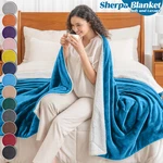 Thick Sherpa Fleece Blankets For Winter Soft Dual Sided Bedding Throw Twin Queen. Fixed Price $18.99.