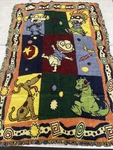 Vintage 90S Rugrats Knit Throw Fringe Blanket By The Northwest Company Cartoon. Fixed Price $29.99.