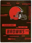 Cleveland Browns Nfl Northwest 60" X 80" Royal Plush Raschel Blanket. Fixed Price $34.99.