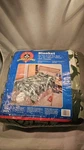 New Vintage 2001 Looney Tunes Owen Warner Bros Taz Camoflague Blanket 72X90. Fixed Price $30.00.