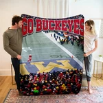College Rivalry Blanket - Red Gray Logo Erase Throw Fan Gift. Fixed Price $19.52.