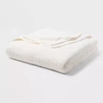 Cozy Chenille Bed Blanket - Threshold. Fixed Price $27.99.