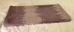 Williams Sonoma Ikat Stripe Lambswool Reversible Lilac Throw 50X70 Nwot #TH29. Fixed Price $79.00.