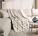 Life Comfort Ultimate Faux Fur Luxurious Reversing To Plush Throw 60"X 70" Cream. Fixed Price $29.90.