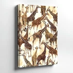 Wall Art Giraffe Pattern Print Wildlife Safari Animal Poster Beige Home Decor. Fixed Price $24.90.