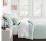Full Queen Microfiber Texture Comforter Light Green, Brand New!. Fixed Price $19.99.