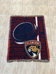 Florida Panthers Nhl Hockey Tapestry Throw Blanket By Northwest Group. Fixed Price $34.99.