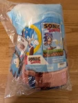 Sonic The Hedgehog Fleece Throw Blanket + Lanyard Bundle Classic 8-BIT Style. Fixed Price $24.99.
