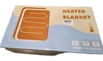 Benfox Heated Blanket Nib 50X60 Gray Electric Throw. 15H Auto Off. Fixed Price $24.99.