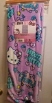 Hello Kitty Stormy Pink Purple 50X70 Throw Blanket New Release,stars, Cherries. Fixed Price $22.99.