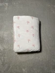 True Baby White Floral Blanket Pink Flower Reversible Sherpa Soft Lovey 30"X40". Fixed Price $19.99.