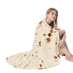 Admitrack Burrito Tortilla Blanket Double Sided Super Soft Beige. Fixed Price $26.99.
