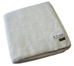 Nhz Natural Xl Himalayan Cashmere Blanket/throw 90"X108" From Nepal (ivory). Fixed Price $130.49.