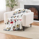 Berkshire Velvetloft Peanuts Snoopy Cute Character Plush Throw Blanket,. Fixed Price $39.93.