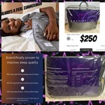 Gravity Cooling Weighted Blanket Reduce Stress Sleep Anxiety 20LB Single Gray. Fixed Price $171.34.
