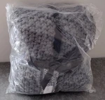 Nwt West Elm Chunky Cotton Knit Throw Blanket 50" X 60" Charcoal Grey. Fixed Price $99.99.