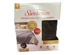 New Sunbeam Royal Luxe Night Fog Heated Blanket 12-HEAT Settings, Size Twin. Fixed Price $49.87.