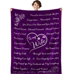 Gifts For Wife Blanket Her Anniversary My Birthday I.... Fixed Price $45.86.
