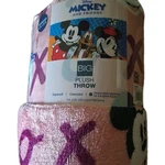 Disney Mickey Minnie Valentine Oversized 5X6 Throw Blanket The Big One Nwt!!. Fixed Price $19.89.