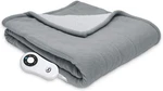 Serta Microfleece Sherpa Electric Heated Warming Throw Blanket Gray 50"X60". Fixed Price $38.24.