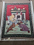 Nwt Vtg Winnie The Pooh Christmas Throw Blanket Goodwin Disney Made Usa 44 X 64. Fixed Price $25.46.