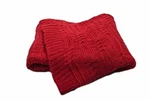 Scene Weaver - Acrylic Throw Chunky Cable Knit Cadenza Red. Fixed Price $64.00.
