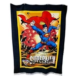 Rare Unique Camelot Fabrics Superman Dc Comics Throw Blanket Wall Tapestry. Fixed Price $42.49.